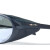 机能风防风沙骑行偏光墨镜UV400辐射可拆卸小众太阳眼镜 银反 含挂绳