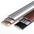 丹斯提尼铝合金包边条木地板收边条平扣条门槛条双线条金属不锈钢线条 扣-宽4cm-钛合金-2.7米