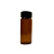 定制适用包邮PTFE垫片2ml-60ml透明棕色玻璃螺口保存瓶进样瓶样品瓶100只 2ml透明100个/默认蓝盖 PTFE垫片