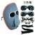 约巢电焊面罩眼镜焊工眼镜面具轻便护脸透气防强光防打眼防烧脸电气焊 1面罩+3白镜+1绑带