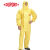 杜邦Tychem2000 C级带帽连体耐多种高浓度化学耐腐蚀酸碱隔离衣 黄色 XXL码