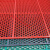 加厚牛筋浴室防滑垫耐磨厨房防油橡胶垫室外镂空防水防晒满铺地垫 绿色 熟胶一体六角1.2米宽x10米长