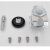 费斯托国产 美标感应冲水器配件 四孔电磁阀 不含黑底座 单位:个