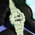 卡西欧（CASIO）G-LIDE系列潮汐月相款马卡龙配色防水防震防磁运动石英机芯树脂表 绿色表盘