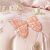 浪莎（LangSha）韩版立体刺绣水洗亲肤棉四件套公主风床单被套床笠款四季床上用品 蝴蝶-粉 1.5m床单款四件套