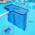 Hipi 游泳池打捞网 加强深网+1M铝合金伸缩杆 泳池树叶清洁工具 GY1