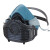 普达 工业防粉尘口罩 8016 硅胶款 防尘呼吸器1套 （含1片滤棉） 防毒面具套装