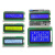 LCD1602A 12864液晶显示屏5V焊排针IIC/I2C模块蓝黄绿灰黄屏3.3V 12864蓝 5V 不带字库