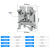 导轨式组合接线端子铜件uk5n UK-5N 4平方电压线接线端子排