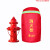 室外消防栓保温罩消火栓保护罩加厚加绒棉防雨水 5/8KG灭火器罩[单层]