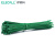 伊莱科（ELECALL）自锁式尼龙扎带加宽加厚束线理 线带捆扎绑带 电线整理大号强力加强塑料扎线 A级 ELEL-A4 绿色 300mm长（100根/包）5包