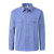 铁路制服男士衬衣短袖路服长袖蓝色衬衫工作服19式制服 男外穿长袖(蓝色) 37 100-110斤