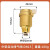 析禾 黄铜排气阀 暖气管道 直排式自动单向放气阀 立式排气阀 自来水暖气阀 DN15 一个价 
