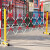 CHBBU建筑施工 警示 玻璃钢伸缩围栏 管式绝缘安全隔离栏电力施工可移 红白相间(1.2m*2m)