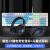 优派机械键盘鼠标三件套装游戏电竞青黑轴手托有线笔记本电脑办公 蓝拼白[3件套-黑轴]+电竞宏7键 官方标配 综合青轴