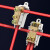 T型线夹大功率免断线分线器 导线分流器快速接头16平三通接线端子 ZKT06黄铜