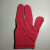 台球手套球房台球公用手套台球三指手套可定制logo 普通款红色