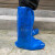 50只一次性塑料长筒靴套防水耐磨加厚鞋套下雨户外养殖畜牧蓝色 蓝色塑料靴套1000只（橡筋款） 均码