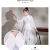 BGAI古筝表演服装女新款高端演出服大琵琶民乐艺考演奏服礼服雪纺长裙 白色印花 160