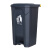 金诗洛 脚踏式垃圾桶 灰色87L 大号加厚工业酒店商用环卫清洁桶 厨房清洁塑料垃圾篓垃圾箱 KT-313