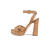 Sam Edelman 618女士KAYNA鞋跟鞋靴 Cuoio 9.5 US