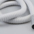 欧华远 p3白色包塑金属软管国标加厚蛇皮管穿线波纹电线套管 20 25 46分国标加厚内径8mm-100米