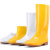 高筒白色水鞋厂防尘鞋长筒厨房黄色胶鞋牛津底防滑防水鞋雨靴 3516短筒白色（加棉套） 36