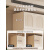 亿匠福2024新款法式奶油风衣柜卧室家用现代简约收纳储物衣橱柜子 1.2m三门衣柜+边柜
