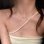 森萃碎银子项链珍珠女轻奢小众设计感锁骨链2024年新款颈链生日礼物女 X1046
