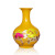 千色集景德镇瓷器花瓶麦杆画瓷瓶黄色牡丹花瓶现代时尚家居摆件摆设