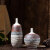 文溪（wenxi）陶瓷花瓶水培水养桌面客厅摆件插花器摆件家居装饰小花瓶时尚摆设 小木纹 高瓶