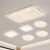 led吸顶灯2024新款客厅灯现代简约大气卧室餐厅水晶灯 全光谱卧室灯圆形 三色调光
