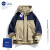NASA WASSUP官方潮牌联名外套春季复古登山夹克山系拼色衣服男士宽松休闲外套 卡其色 M（建议90-115斤）