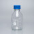 定制适用KimbleKimax蓝盖试剂瓶肖特蜀牛同款液相流动相溶剂瓶GL45耐高温试剂瓶盖丝口蓝 2000ml 蓝盖 透明