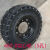 500-8叉车轮胎实心橡胶轮400-8带轴重型车轮拖车实心胎两轮连轴 4008实心5孔单轮一个