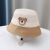 婴幼儿帽子夏季薄款宝宝渔夫帽男女童儿童遮阳帽防晒网眼0-6月 黑色 均码（头围46-52cm）