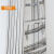 人字梯不锈钢加厚四步五步折叠梯非铝合金装修可携式工程梯子 1米三步