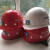 定制适用中国帽 中建 工地人员白色钢八局一局 ABS红色圆形安全帽 默认中国建