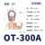 OLKWL（瓦力）OT开口鼻铜鼻子300A电流铜线70-120平方圆头U型接线M12安装线耳国标紫铜酸洗OT-300A 5只