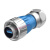 DH24防水航空插头USB3.0数据信号面板安装固定公母连接器防水插座 插头(带0.5米线)