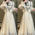 TKNK古装服装女新中式装国风改良汉服宋制超仙汉元素日常上衣半身裙两 套装 S （建议80-95）