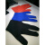 台球手套 球房台球公用手套台球三指手套可定制logo工业品 zx美洲豹橡筋款红色
