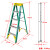 定制梯子玻璃钢折叠单侧人字梯绝缘梯电工梯电力工程安全梯子议价 5步梯长1.5米5905CN