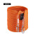 高空作业安全绳套装16mm国标耐磨救生户外登山攀岩绳子保险绳 15618mm100米橘色