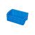 万汇尔加厚周转箱塑料收纳零件盒螺丝工具物料盒子蓝色养龟配件胶箱小框筐盒 205号箱 36*24*11cm