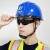 御舵中国建筑安全帽高端工程头盔国标防砸工作帽领导定制logo 黄色
