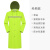 全身防暴雨男女款户外便携雨披单人加厚长款雨衣 经典款(单层)-荧绿 XL