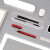 KACO百锋SKY Metal F尖金属钢笔商务礼品成人练字墨水笔支持定制 黑色(金属笔杆) 明尖+F尖(0.5mm)+标配