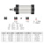 瀚时恒业 标准气缸大全大推力配件大全SC50/63x150-75-200-250-600-800-100 套装SC100-900不含气管 