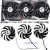 MSI/微星RTX 3060 3070 3080 3090 /RX 6800 6900 魔龙X风扇 一组风扇左中右